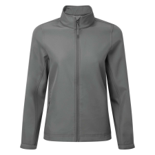 Premier PR812 karcsusított Női softshell dzseki elől végig cipzárral Premier, Dark Grey-M női dzseki, kabát