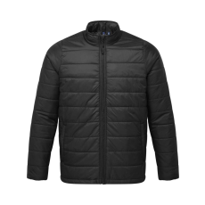 Premier PR817 vízálló bélelt férfi steppelt kabát Premier, Black-3XL