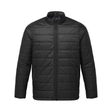 Premier PR817 vízálló bélelt férfi steppelt kabát Premier, Black-M férfi kabát, dzseki