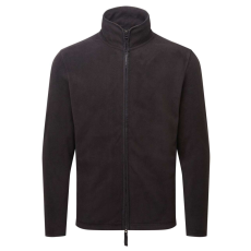 Premier PR823 ARTISAN férfi cipzáras polár pulóver Premier, Black/Black-3XL