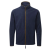 Premier PR823 ARTISAN férfi cipzáras polár pulóver Premier, Navy/Brown-M