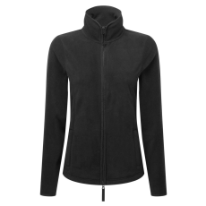 Premier PR824 ARTISAN karcsusított cipzáras Női polár pulóver Premier, Black/Black-2XL