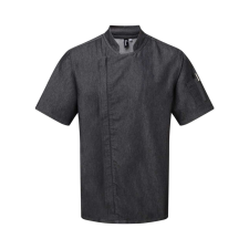 Premier PR906 CHEF'S ZIP-CLOSE SHORT SLEEVE JACKET XS munkaruha