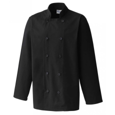 Premier Uniszex kabát Premier PR657 Long Sleeve Chef’S Jacket -2XL, Black