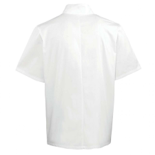 Premier Uniszex kabát Premier PR664 Chef&#039;S Short Sleeve Stud Jacket -M, White női dzseki, kabát