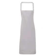 Premier Uniszex kötény Premier PR102 100% Cotton Bib Apron -Egy méret, Silver