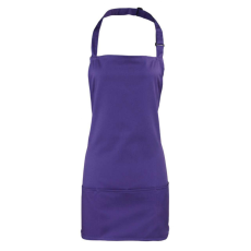 Premier Uniszex kötény Premier PR159 Colours Collection’ 2 In 1 Apron -Egy méret, Purple