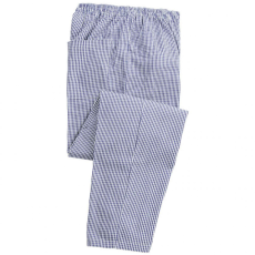 Premier Uniszex nadrág Premier PR552 Chef'S pull-On Trousers -XL, Navy/White Check