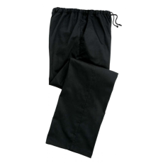 Premier Uniszex nadrág Premier PR553 Essential' Chef'S Trousers -3XL, Black