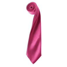 Premier Uniszex Premier PR750 Colours Collection' Satin Tie -Egy méret, Hot Pink