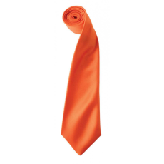Premier Uniszex Premier PR750 Colours Collection' Satin Tie -Egy méret, Orange