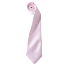 Premier Uniszex Premier PR750 Colours Collection&#039; Satin Tie -Egy méret, Pink nyakkendő