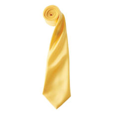 Premier Uniszex Premier PR750 Colours Collection' Satin Tie -Egy méret, Sunflower