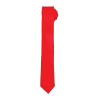 Premier Uniszex Premier PR793 Slim Tie -Egy méret, Red