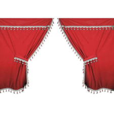  Premiere - teherautó függöny - Piros lakástextília