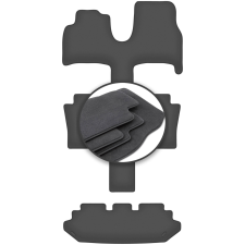  Prémium autószőnyegek a következő modellekhez: Fiat Ulysse II 7 személyes (2002-2010) autószőnyeg