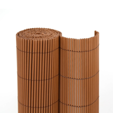 Premium_D Belátásgátló műnád 120x300 cm barna színű kerítés takaró tekercs szélfogó PVC redőny