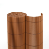 Premium_D Belátásgátló műnád 90/100/120/180x300 cm barna színű kerítés takaró tekercs szélfogó PVC