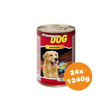 PRÉMIUM DOG Prémium Dog Konzerv Marhás 24x1240g kutyaeledel