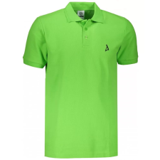Prémium férfi póló gallérral ALTISPORT ALM002203 ALMA ZÖLD méret: M férfi póló