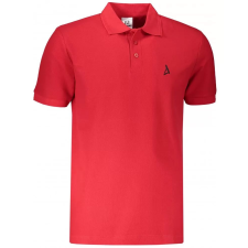 Prémium férfi póló gallérral ALTISPORT ALM002203 PIROS méret: XXL férfi póló