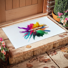 Prémium logózott, fényképes egyedi Lábtörlő, szőnyeg egyedi grafikával 60x40 cm lakástextília