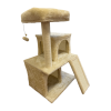 Prémium macskatorony – 3 szintes mászó- és pihenővár kaparófával