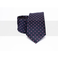  Prémium nyakkendő -  Sötétkék aprómintás