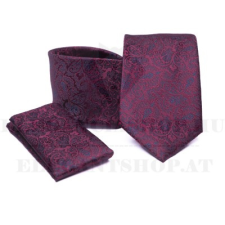  Prémium nyakkendő szett - Bordó mintás nyakkendő