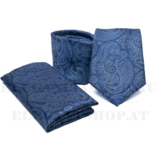  Prémium nyakkendő szett - Kék paisley mintás nyakkendő