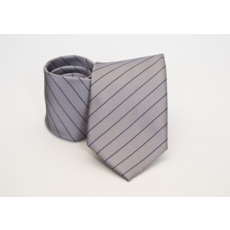  Prémium nyakkendő -  Szürke-fekete csíkos