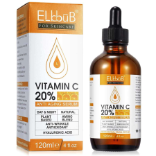 Prémium ránctalanító arcápoló szérum 20% C-vitaminnal, antioxidáns hatású, Elbbub, 120 ml arcszérum