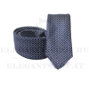  Prémium slim nyakkendő - Kék aprómintás