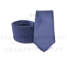  Prémium slim nyakkendő - Kék mintás nyakkendő