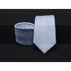  Prémium slim nyakkendő - Világoskék aprópöttyös