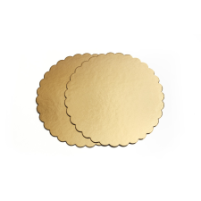  Prémium tortaalátát, hullámos, arany, 3mm, 28cm sütés és főzés