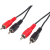 PremiumCord 2x RCA M to 2x RCA M, 2m