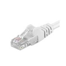 PremiumCord CAT6 Patch Kábel 0.5m - Fehér (SP6UTP005W) kábel és adapter