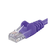 PremiumCord CAT6 Patch Kábel 0.5m - Lila (SP6UTP005V) kábel és adapter