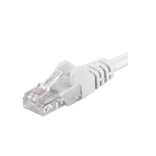 PremiumCord CAT6 Patch Kábel 1m - Fehér (SP6UTP010W) kábel és adapter