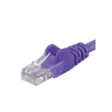 PremiumCord CAT6 Patch Kábel 3m - Lila (SP6UTP030V) kábel és adapter