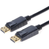 PremiumCord DisplayPort 1.2/1.2a Összekötő Fekete 50cm kport4-005 (kport4-005)