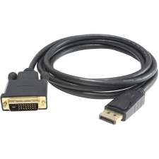 PremiumCord DisplayPort to/from DVI-D, árnyékolt, 3m kábel és adapter