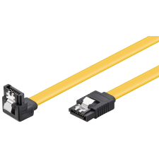 PremiumCord Goobay 95018 SATA kábel 0,3 M SATA 7-pin Sárga kábel és adapter