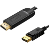 PremiumCord HDMI 2.0 DisplayPort 1.2/1.2a Átalakító Fekete 2m kportad21 (kportad21)