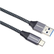 PremiumCord kábel USB-C - USB 3.0 A (USB 3.2 generation 1, 3 A, 5 Gbit/s) 2 m kábel és adapter
