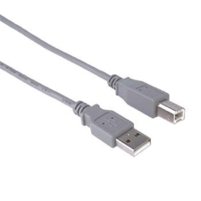 PremiumCord KU2AB1 USB kábel 1 M USB 2.0 USB A USB B Szürke kábel és adapter