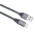PremiumCord KU31CS1 USB-C apa - USB-A apa Adat és töltő kábel - Szürke (1m)