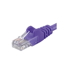 PremiumCord patch kábel utp, cat6, 2m, lila sp6utp020v kábel és adapter