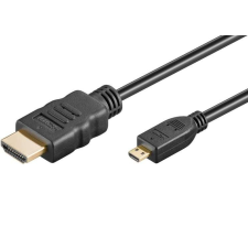 PremiumCord PremiumCord kphdmad1 HDMI kábel 1 M HDMI A-típus (Standard) HDMI D-típus (Micro) Fekete kábel és adapter